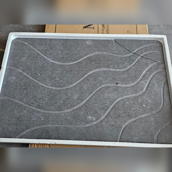 Stone Bath Mat Diatomaceous Earth Non-Slip Shower Mat,Quick Drying Diatomite Bat - Picture 1 of 5